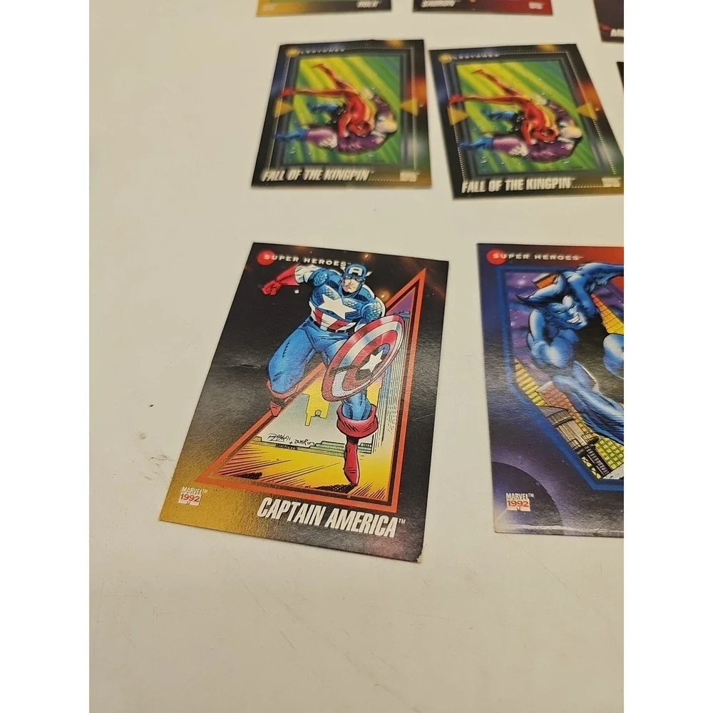 1992 Necrom‎ Marvel Universe Super Heroes Milestones Trading Cards Lot Of 16
